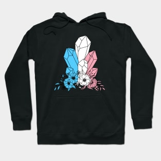 Transgender Flowery Crystals Hoodie